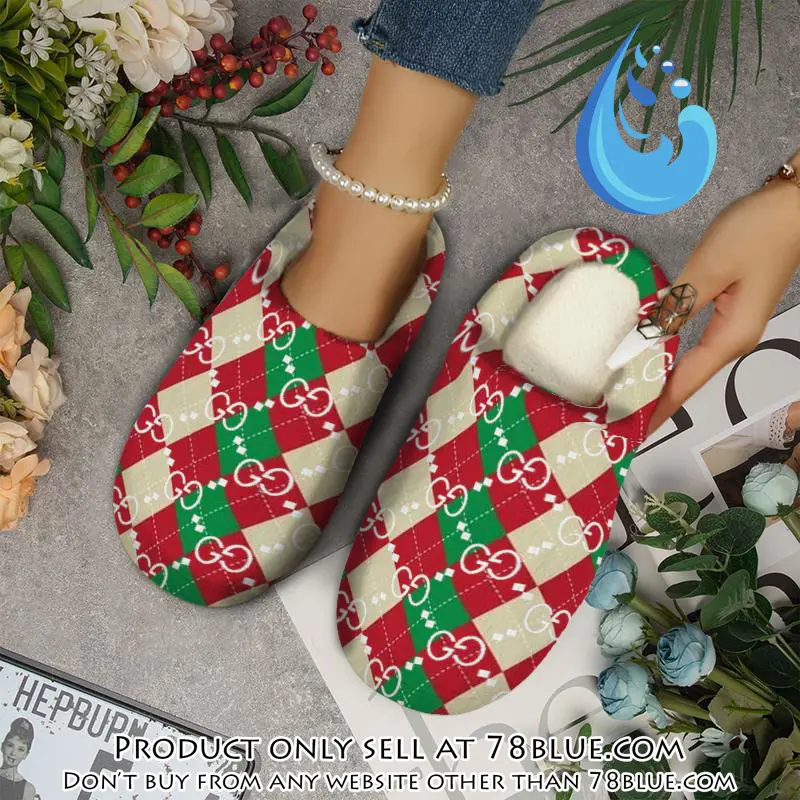 Gucci fleece slippers luxury inhouse slippers ihs1017 78b1504453